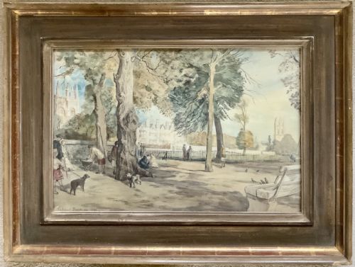 a mid 20th century british watercolour - CATEGORY: ANTIQUE ART - DATED 1960
