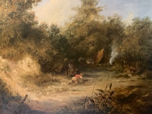 ALFRED VICKERS SENIOR OIL PAINTING ON BOARD - ADDITIONAL PHOTO 2