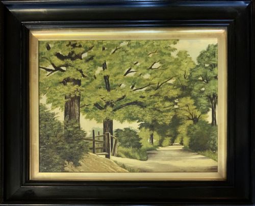 PAIR OF NAIVE OIL PAINTINGS - ADDITIONAL PHOTO 1