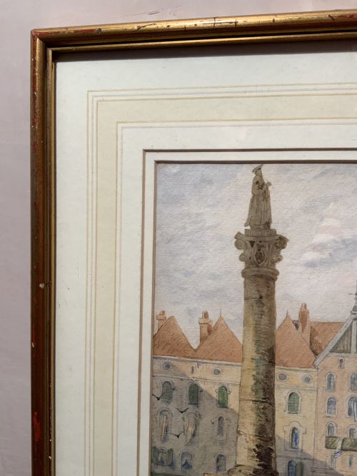 AN EARLY 19TH CENTURY WATERCOLOUR BY SAMUEL PROUT - ADDITIONAL PHOTO 3