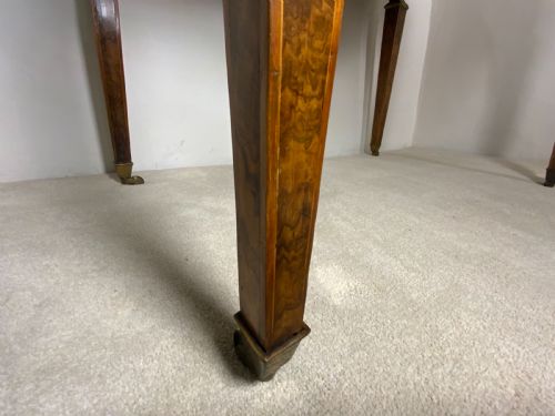 A 19TH CENTURY BURR WALNUT WRITING TABLE - ADDITIONAL PHOTO 11