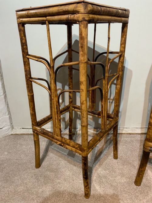 PAIR OF 19TH CENTURY BAMBOO STANDS - ADDITIONAL PHOTO 3