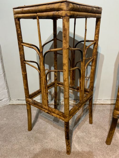 PAIR OF 19TH CENTURY BAMBOO STANDS - ADDITIONAL PHOTO 4