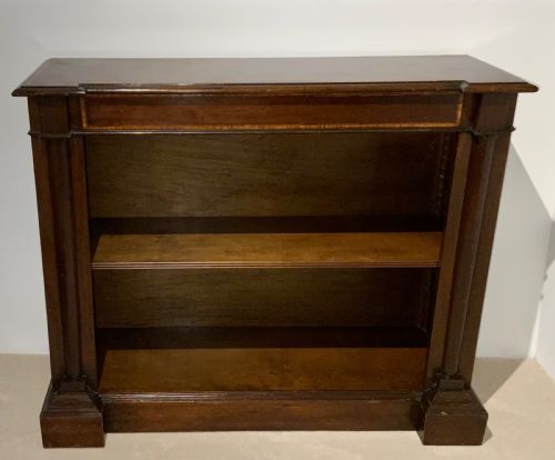 MAHOGANY OPEN BOOKCASE - ADDITIONAL PHOTO 8