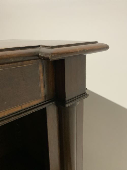MAHOGANY OPEN BOOKCASE - ADDITIONAL PHOTO 1