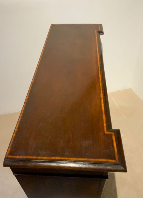 MAHOGANY OPEN BOOKCASE - ADDITIONAL PHOTO 4