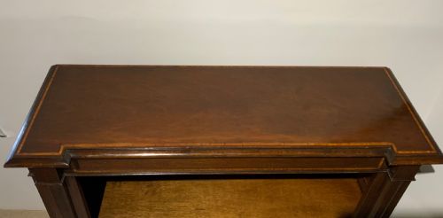 MAHOGANY OPEN BOOKCASE - ADDITIONAL PHOTO 5