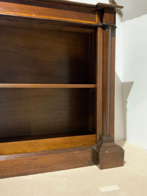 MAHOGANY OPEN BOOKCASE - ADDITIONAL PHOTO 7