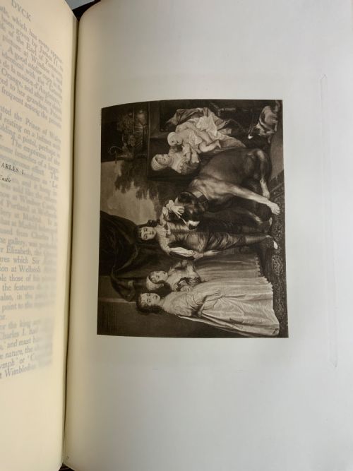 A FULL LEATHER AND GILT TOOLED EDITION BOOK OF ANTHONY VAN DYKE AN HISTORY OF HIS LIFE AND WORKS - ADDITIONAL PHOTO 3