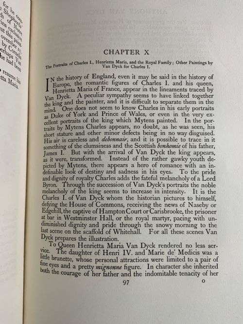 A FULL LEATHER AND GILT TOOLED EDITION BOOK OF ANTHONY VAN DYKE AN HISTORY OF HIS LIFE AND WORKS - ADDITIONAL PHOTO 6