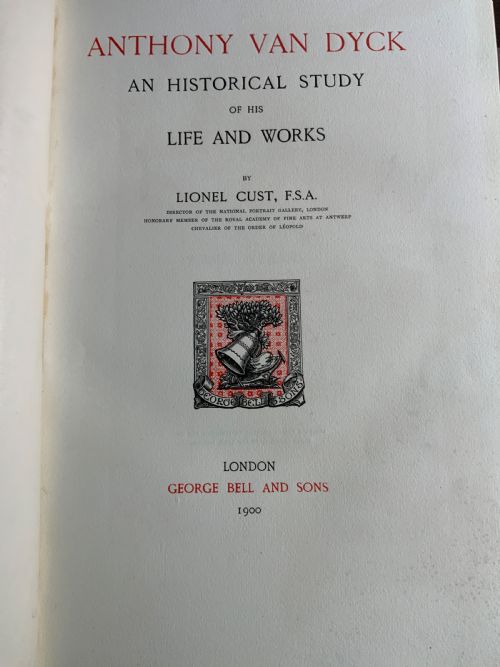 A FULL LEATHER AND GILT TOOLED EDITION BOOK OF ANTHONY VAN DYKE AN HISTORY OF HIS LIFE AND WORKS - ADDITIONAL PHOTO 7
