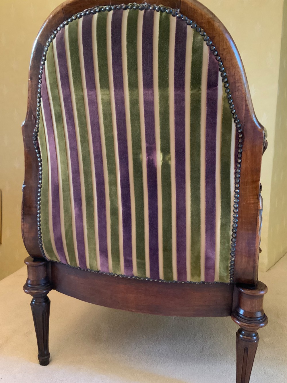 A mid 19th century open arm chair View III