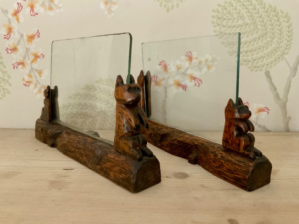 A pair of early 20th century ‘Black Forest’ bear photograph holders View III