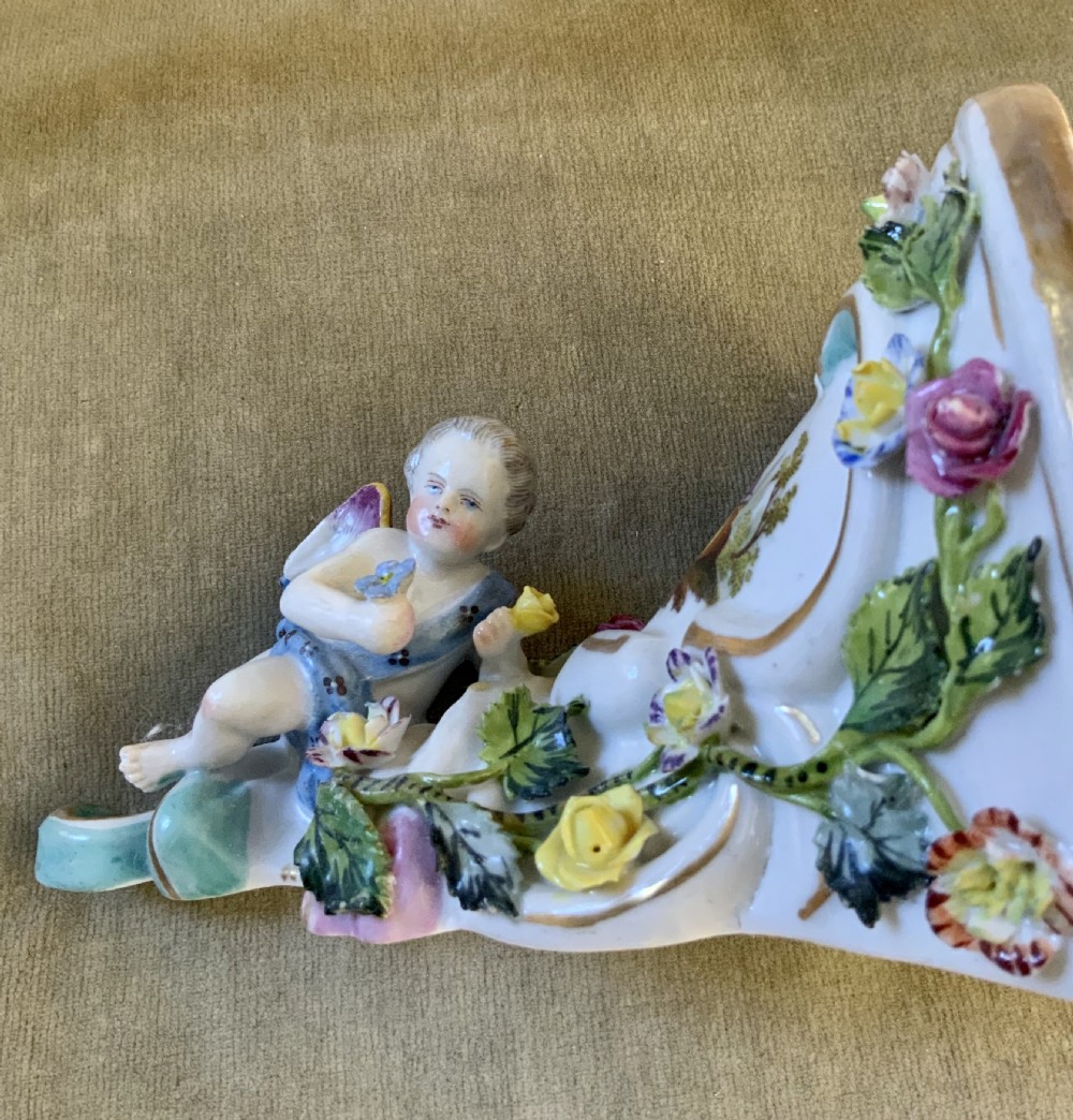 A pair of late 19 th century porcelain wall brackets View IV