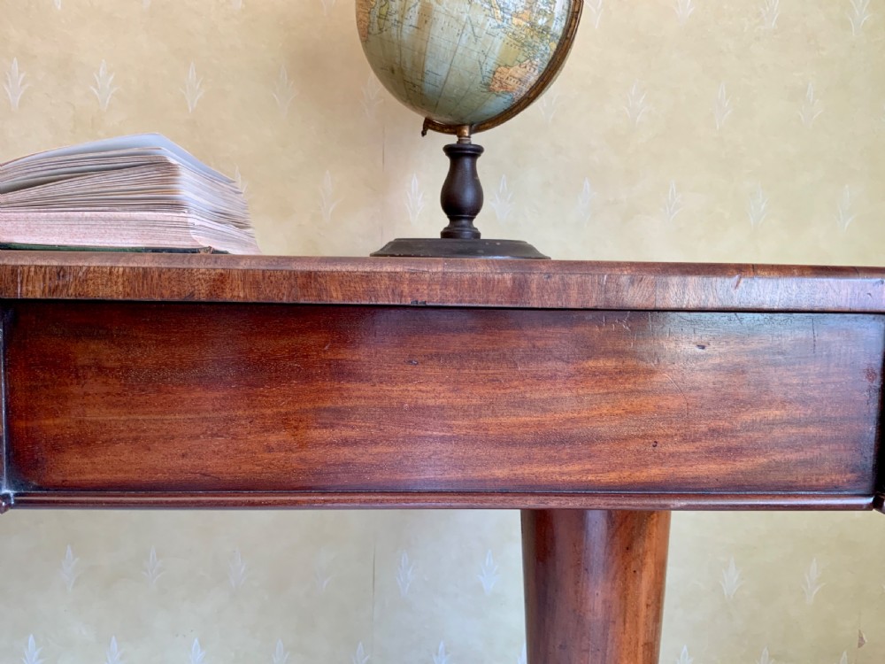 A William IV mahogany writing table View III