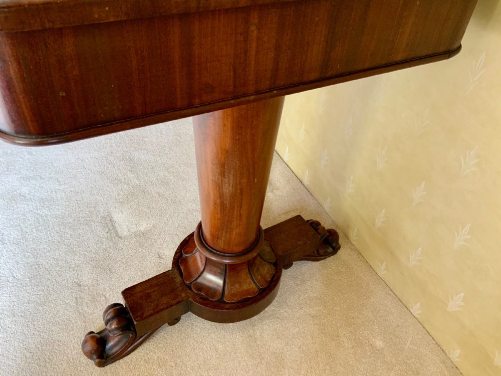 A William IV mahogany writing table View VIII