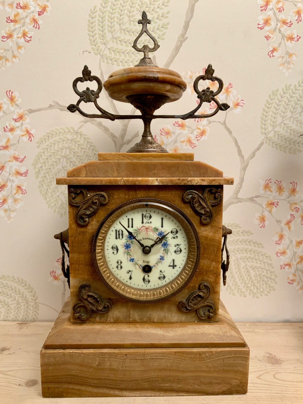 19th century French clock garniture View II