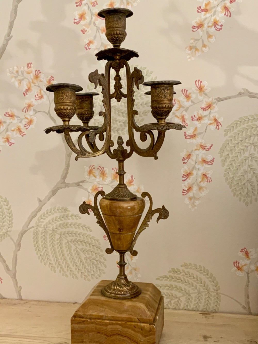 19th century French clock garniture View X