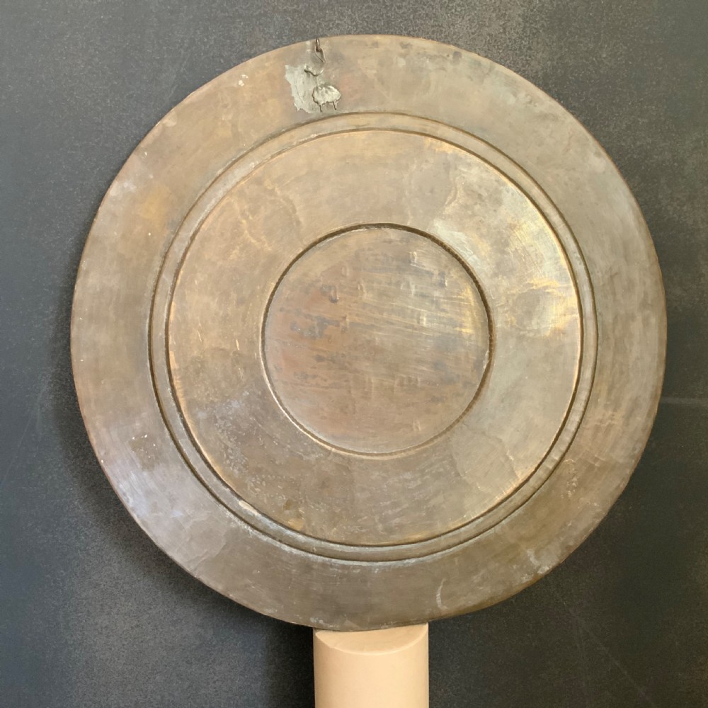 Silver and copper repousse charger View II