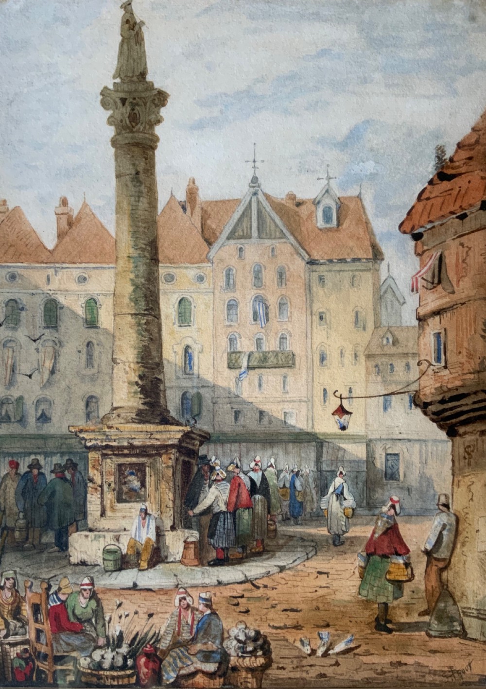 An early 19th century watercolour by Samuel Prout