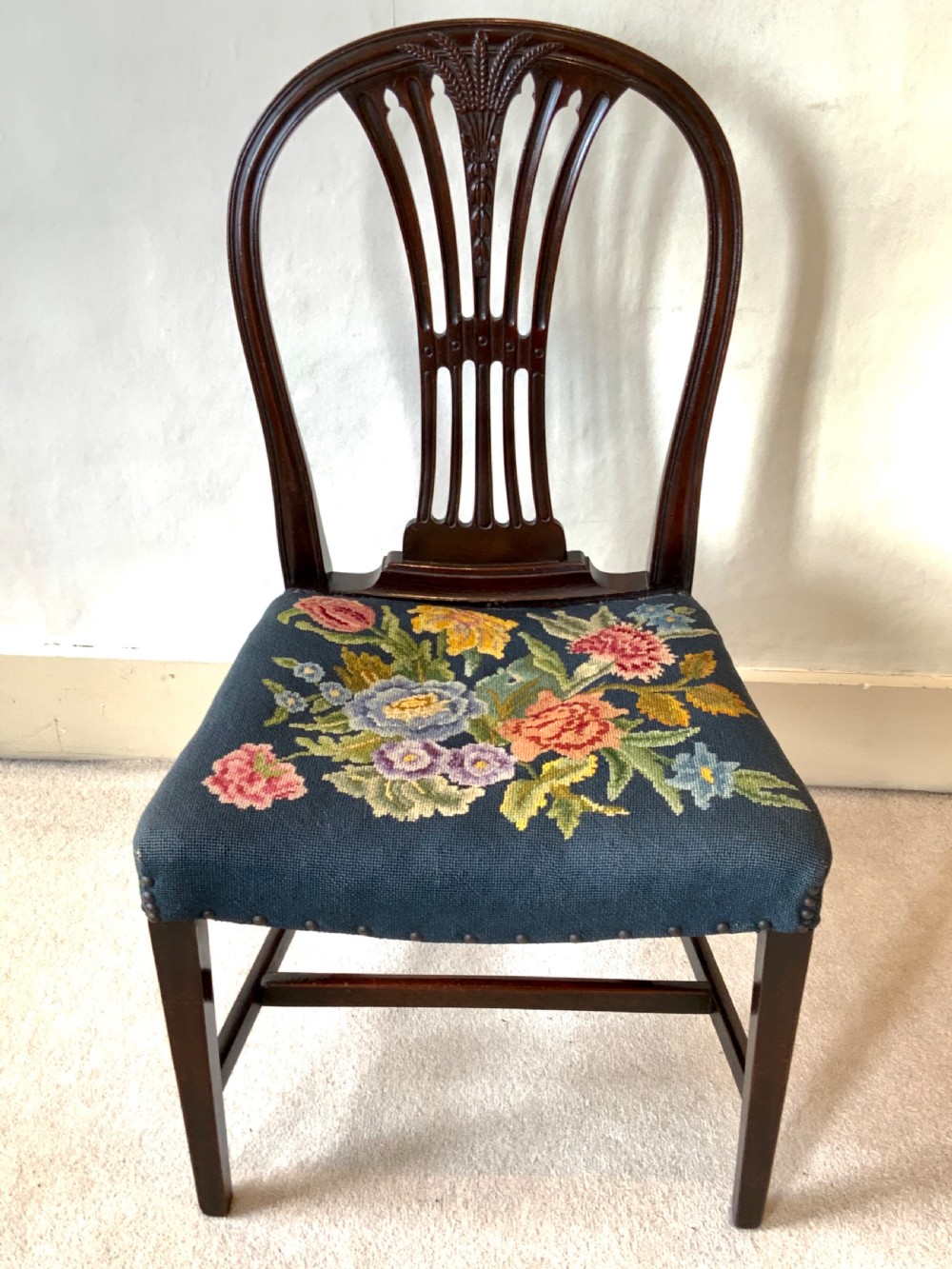 Set of 8 19th century mahogany dining chairs View III