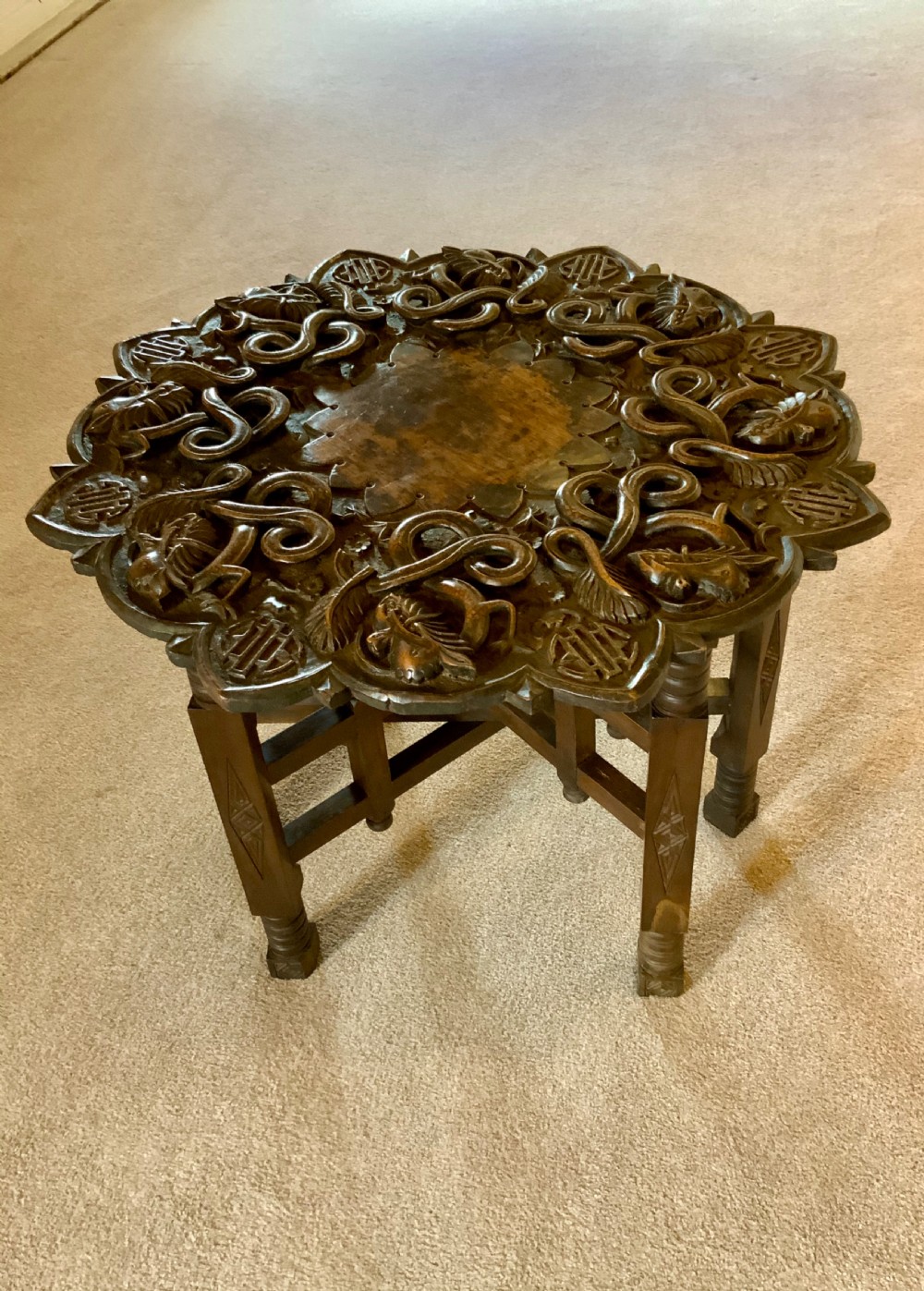 A 19th century Chinese table top