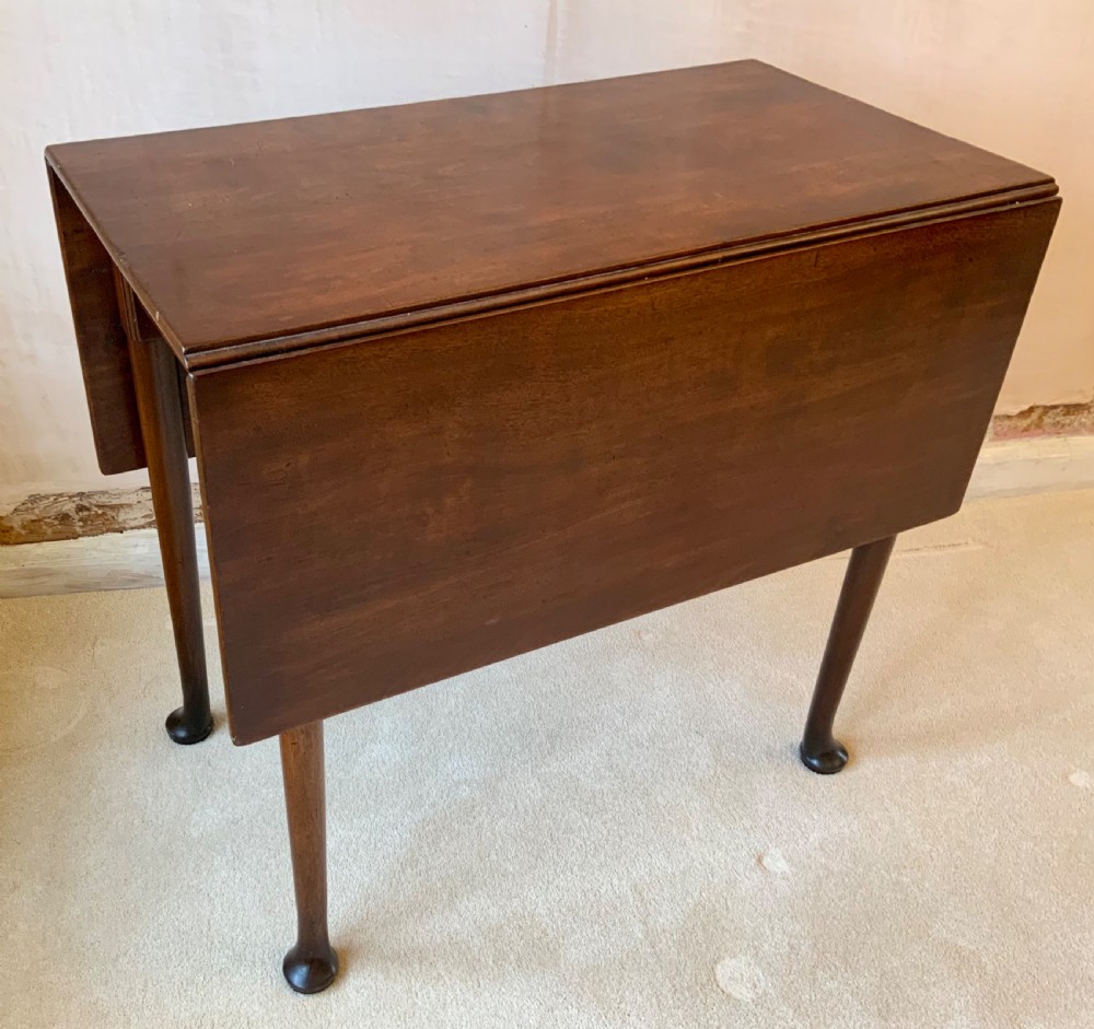 A Georgian mahogany pad foot table View VI