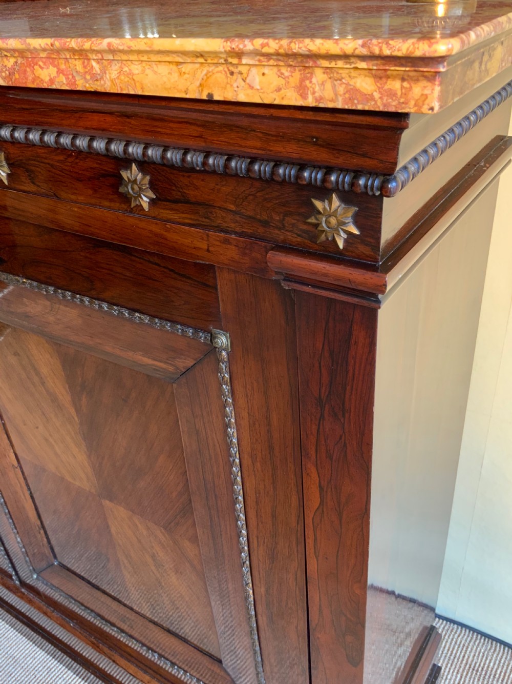 A Regency rosewood side cabinet View IX