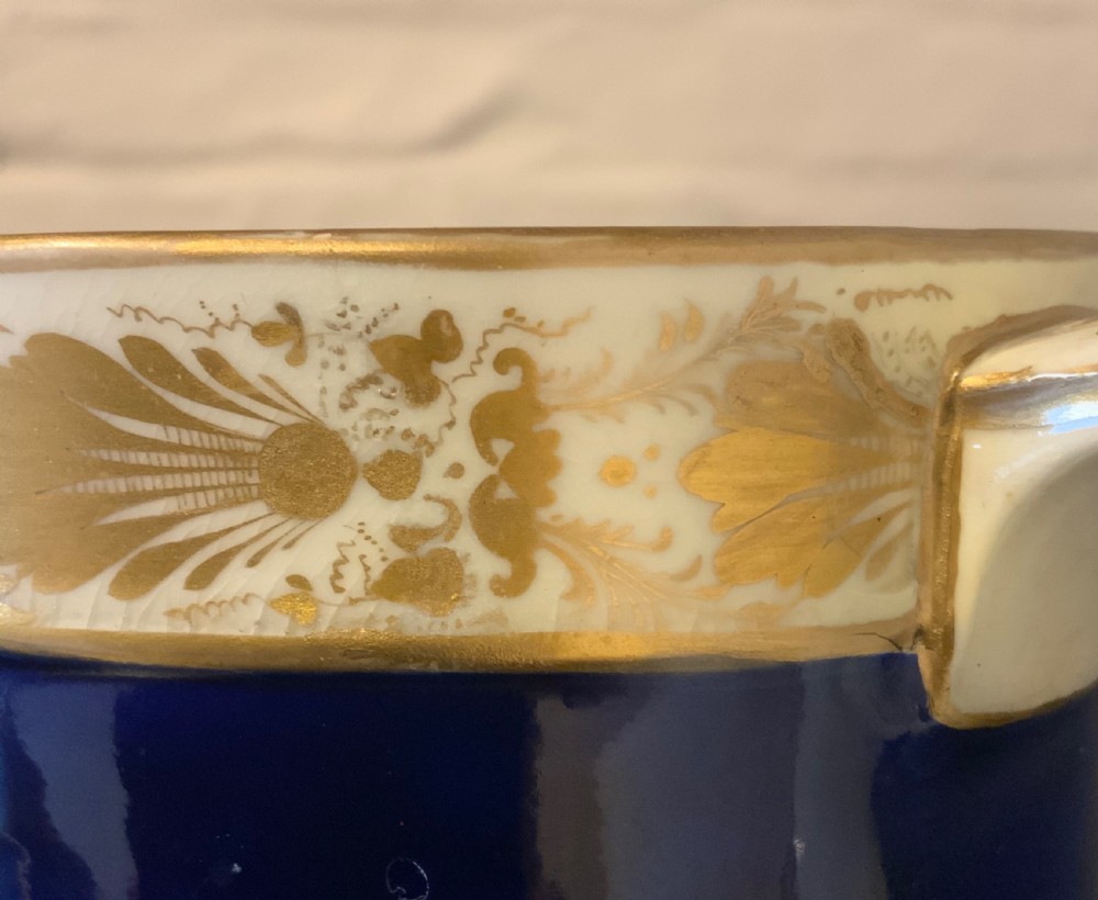 A late 18th century Derby porcelain tankard View II