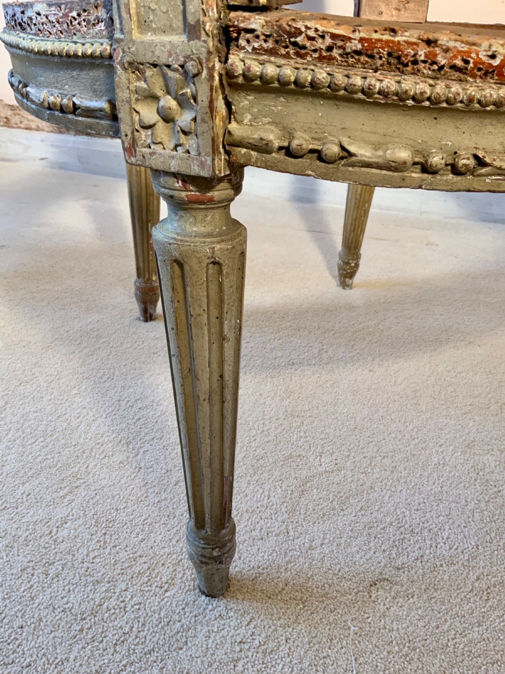 A pair of Georgian painted arm chairs View VI