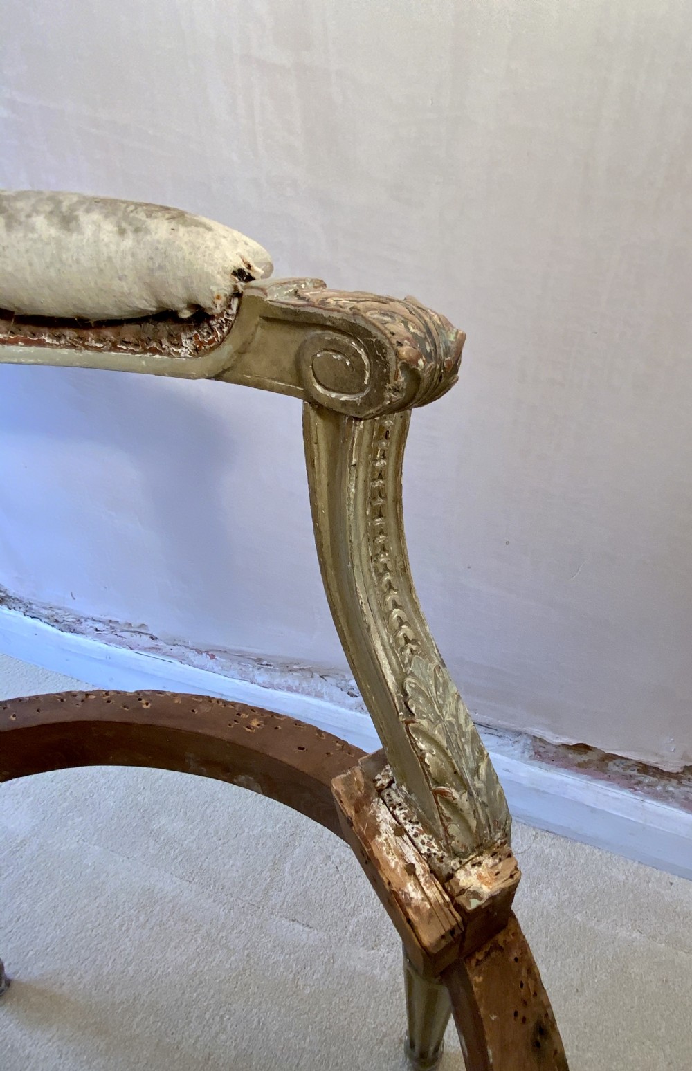 A pair of Georgian painted arm chairs View XI