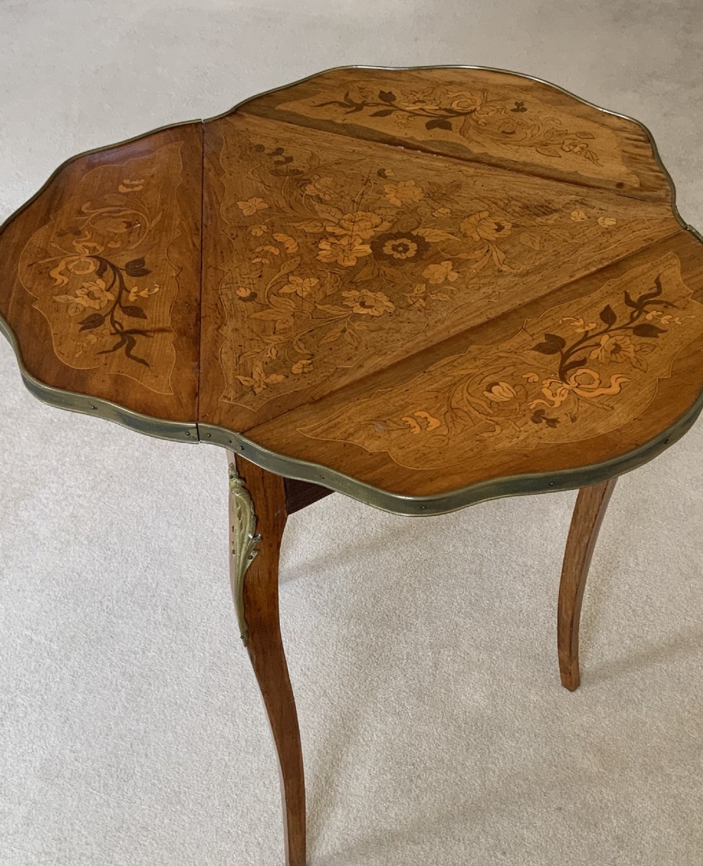 A  19th century French marquetry table