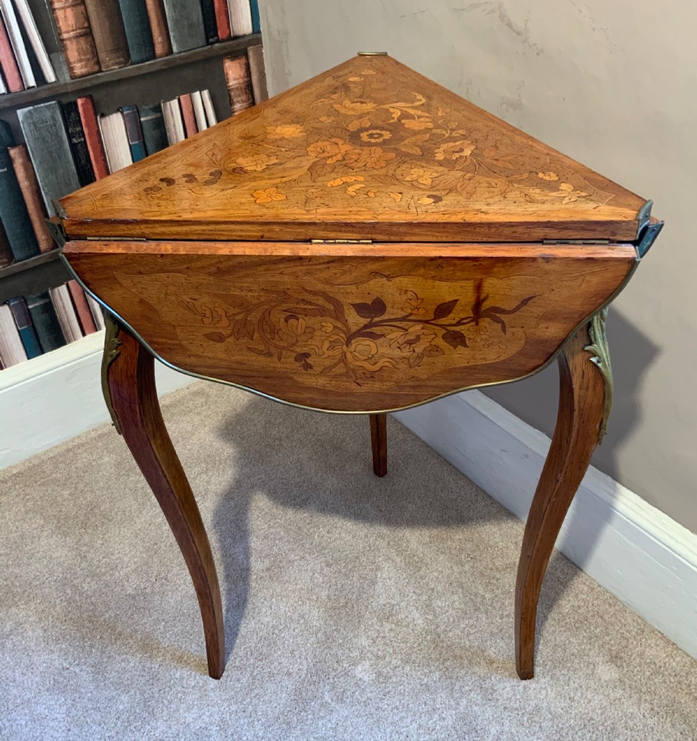 A  19th century French marquetry table View II