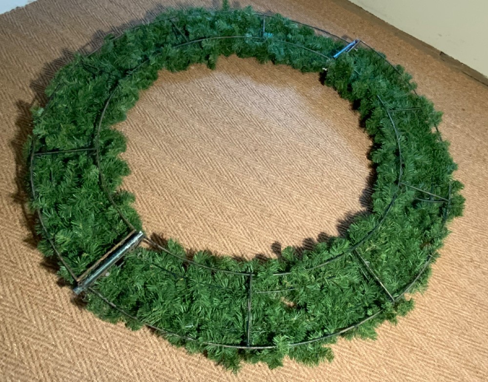 A very large pair of window dressing wreaths View III