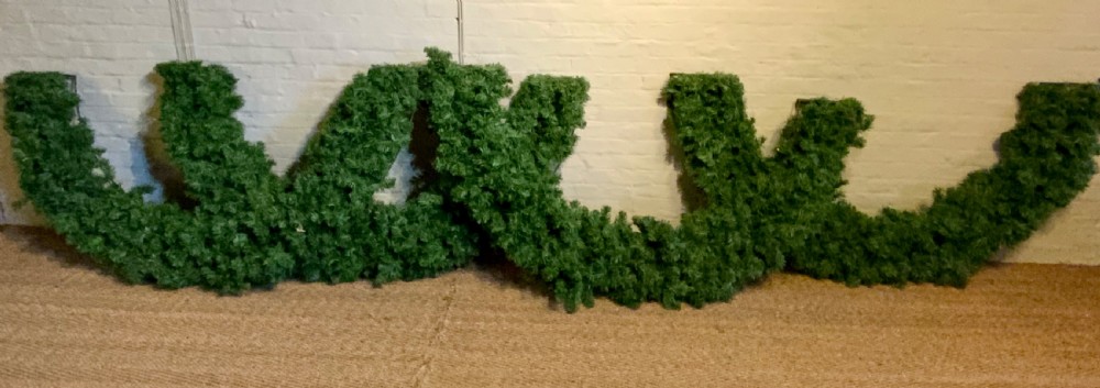 A very large pair of window dressing wreaths View IV