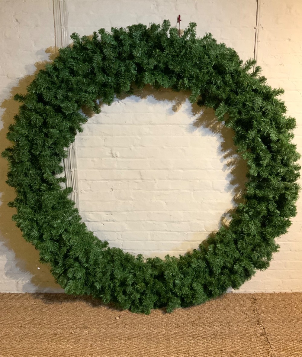 A very large pair of window dressing wreaths View VI