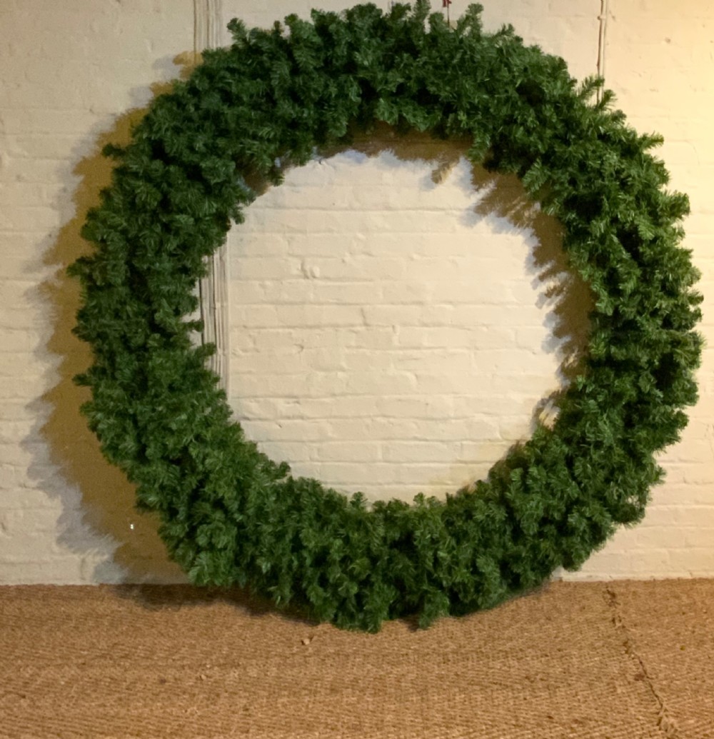 A very large pair of window dressing wreaths View VII