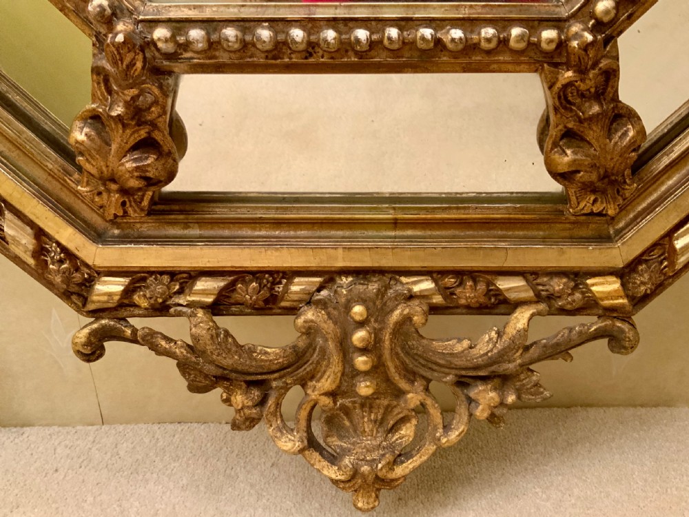  gilt framed wall mirror View II