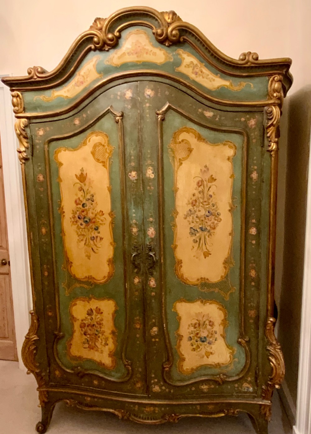A late 19th century Venetian armadio