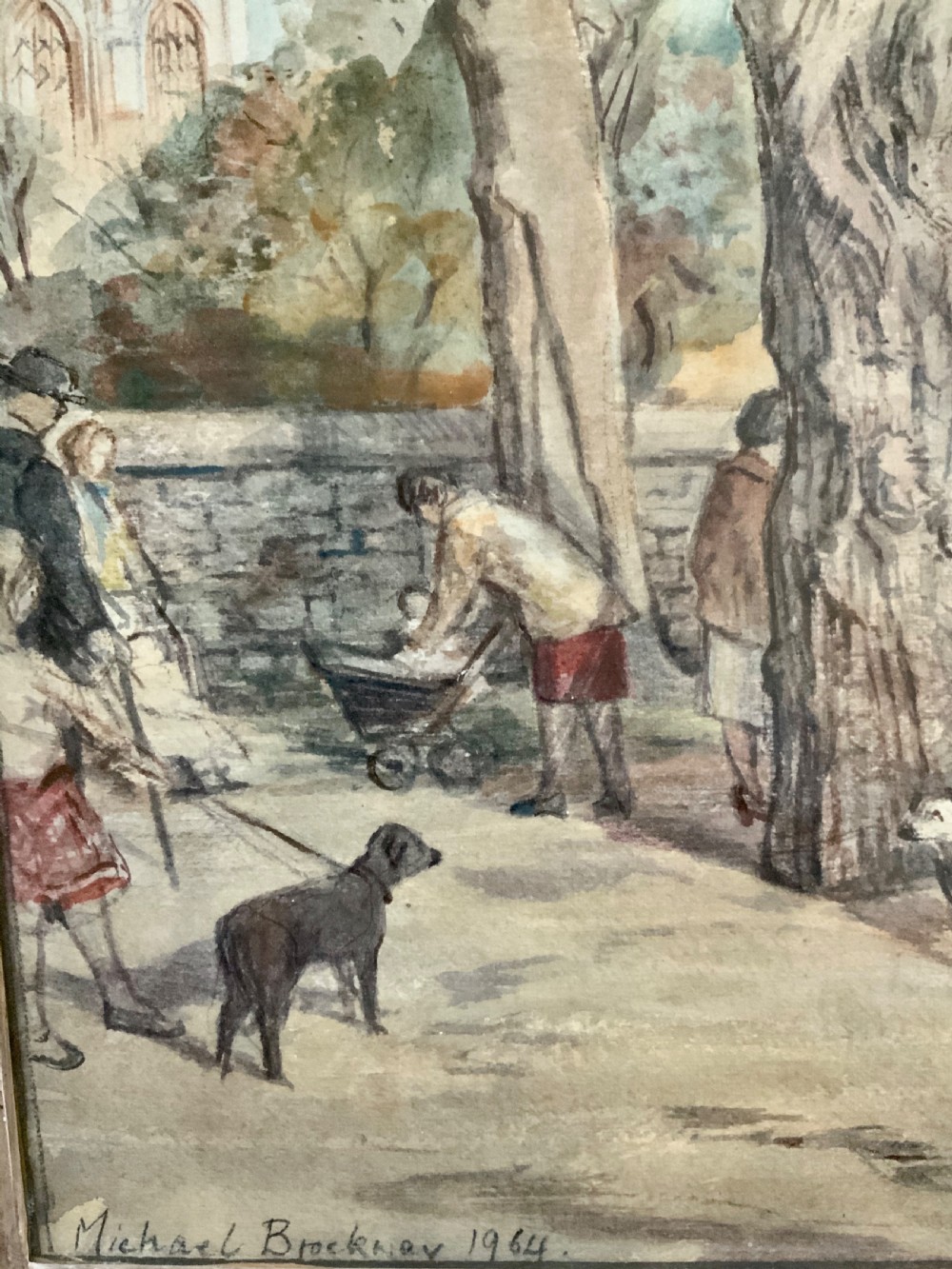 A mid 20th century British watercolour View II