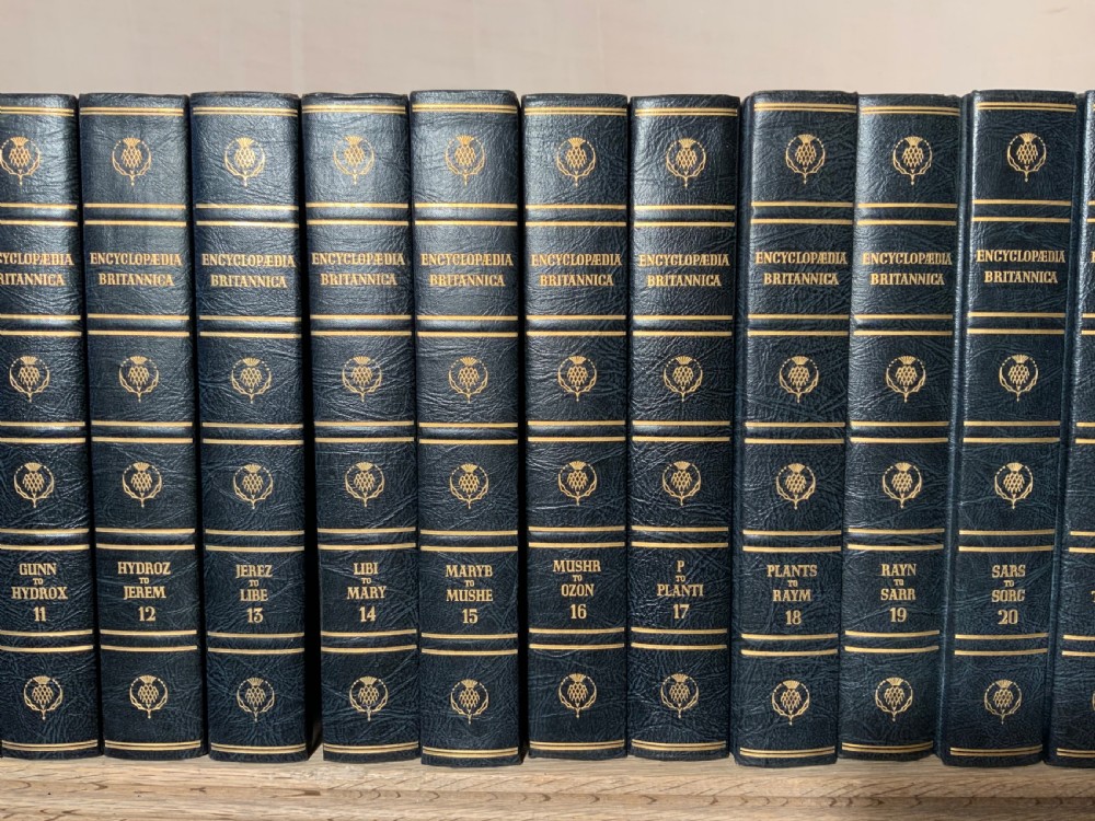 24 volume Encyclopaedia Britannica  View II
