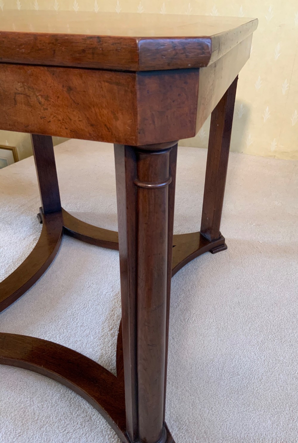 A mahogany occasional table View V