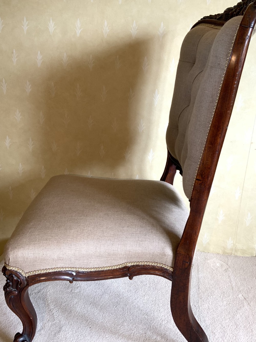 A large scale rosewood side chair View V