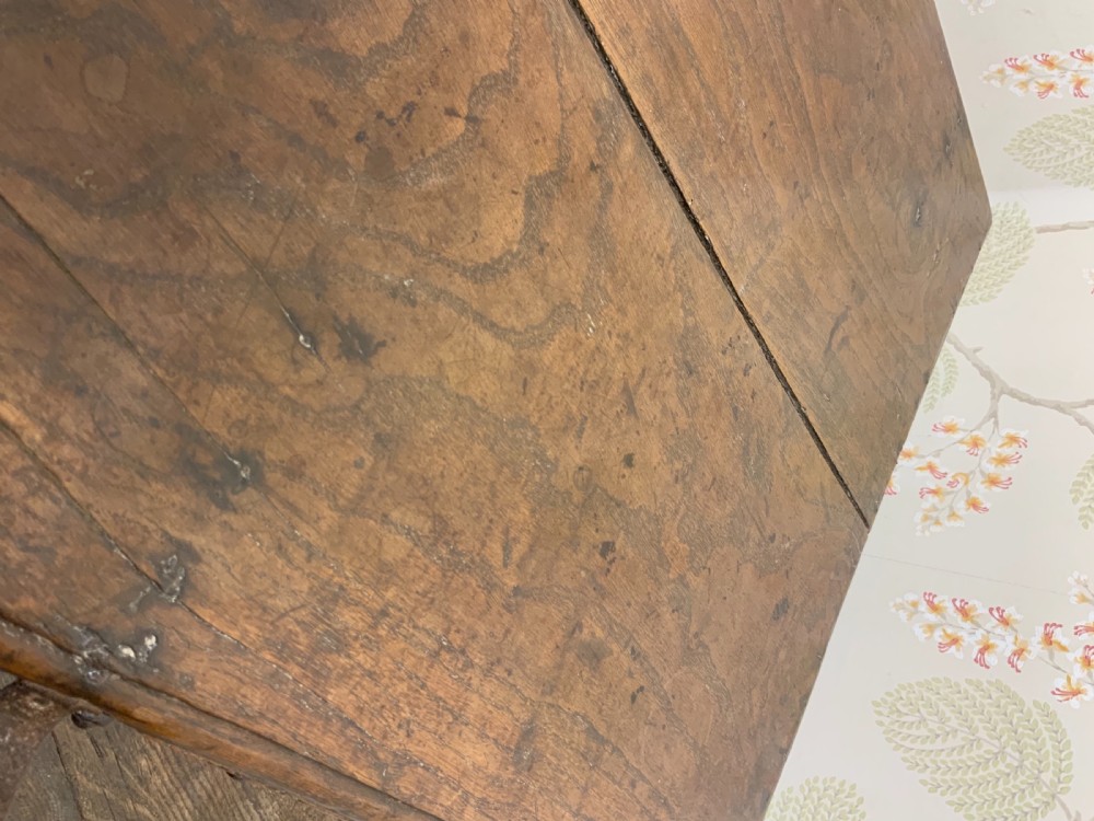 A large elm deed or bible box View VI