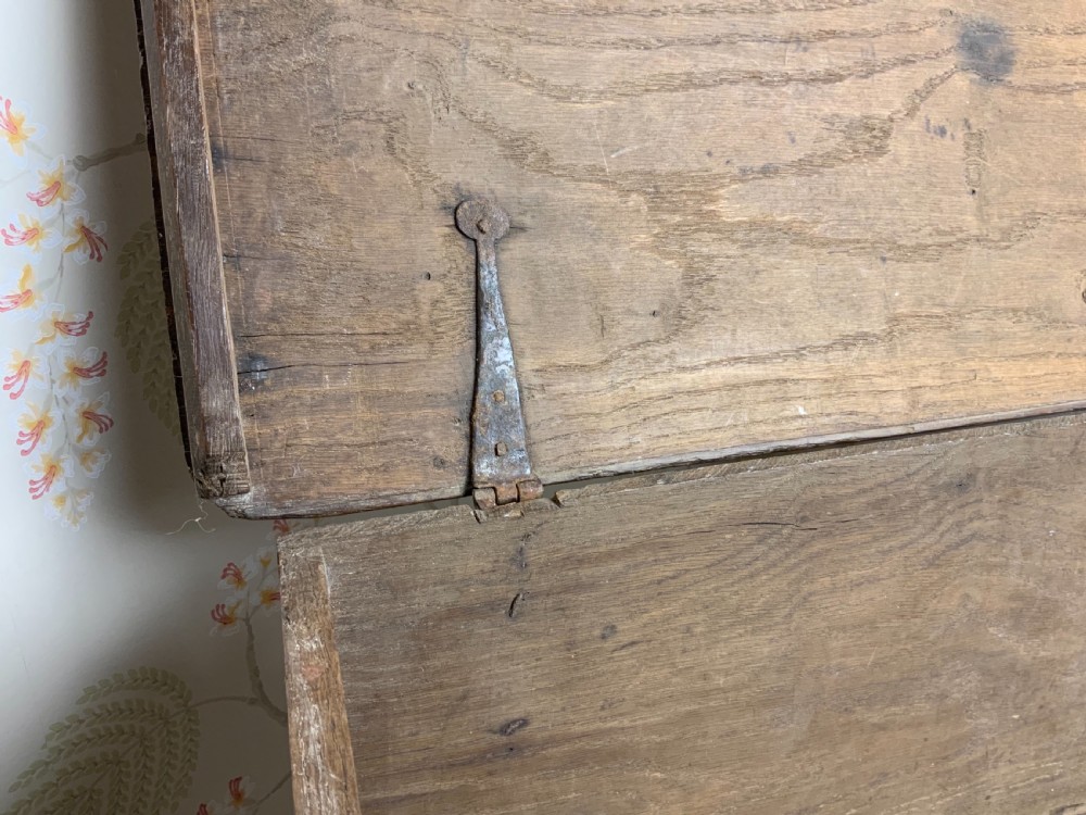 A large elm deed or bible box View VII