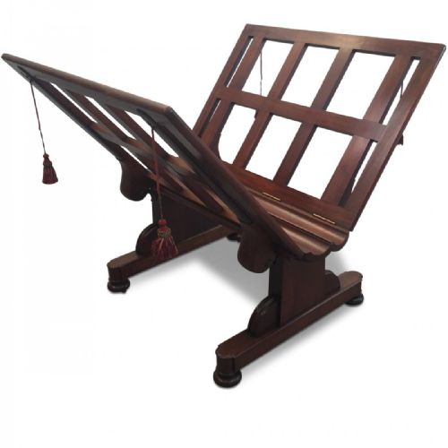 mahogany folioplanchart stand - CATEGORY: ANTIQUE TABLES - DATED 1850