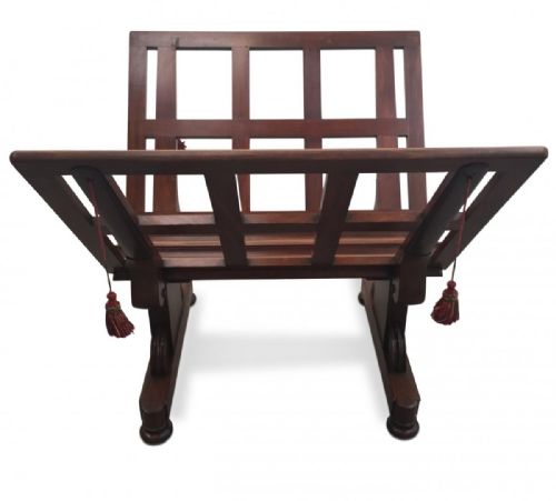 MAHOGANY FOLIOPLANCHART STAND - ADDITIONAL PHOTO 1