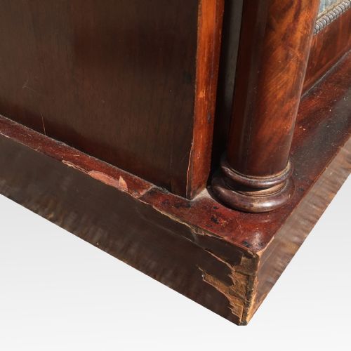 REGENCY PERIOD MAHOGANY SIDE CABINET WITH MARBLE TOP - ADDITIONAL PHOTO 5