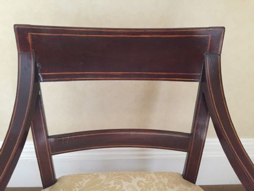 SET OF TWELVE 12 EARLY 19TH CENTURY MAHOGANY BARBACK DINGING CHAIRS - ADDITIONAL PHOTO 3