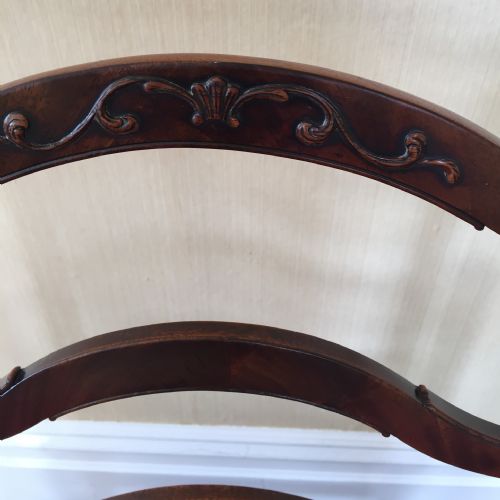SET OF 14 FOURTEEN MAHOGANY DINING CHAIRS - ADDITIONAL PHOTO 7